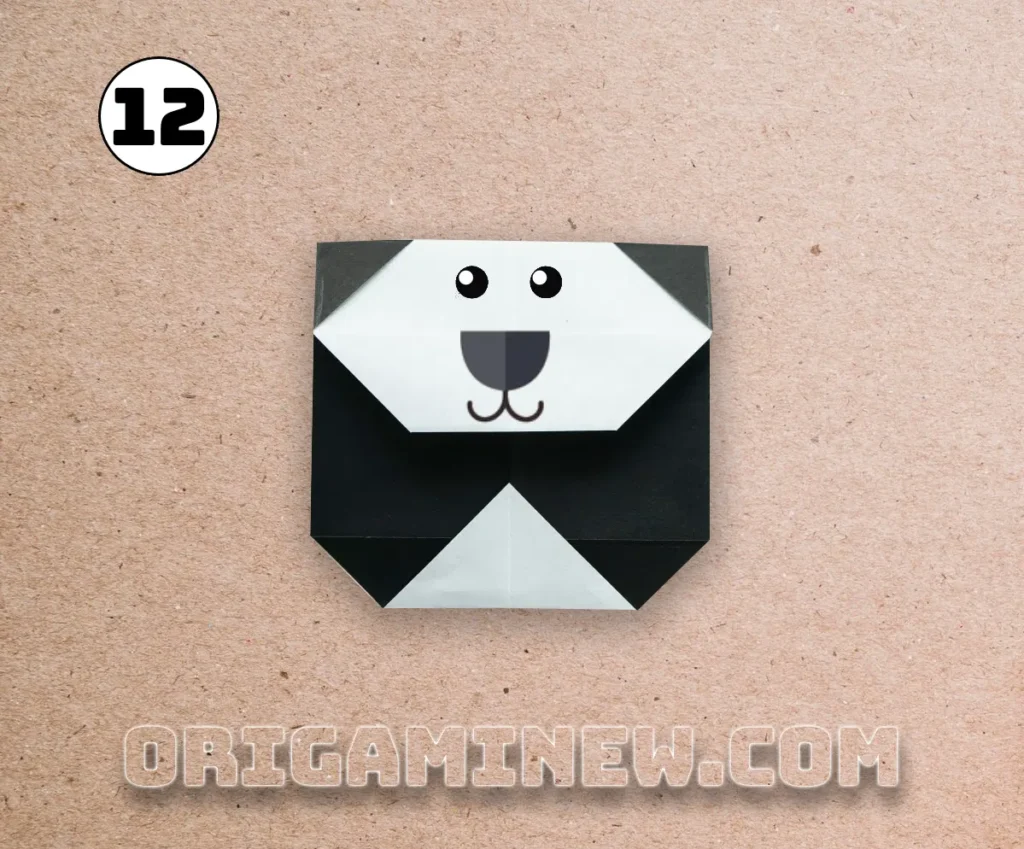 Origami Panda Face
