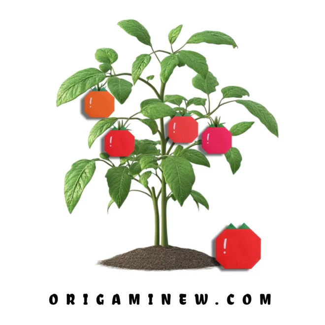 Origami Tomato Step by Step