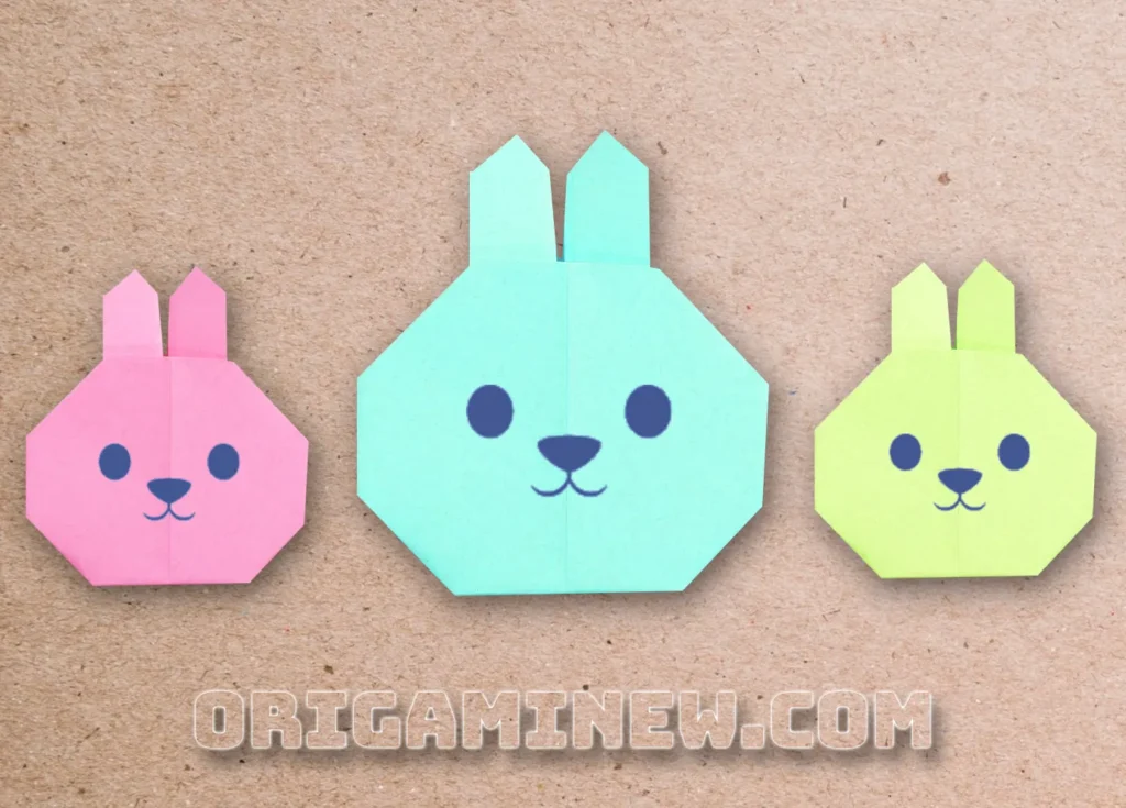 Origami Rabbit Face