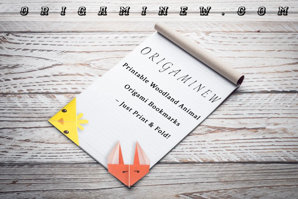 Origami Animal Bookmarks