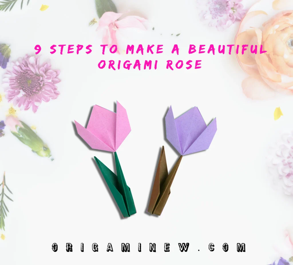 Origami Rose