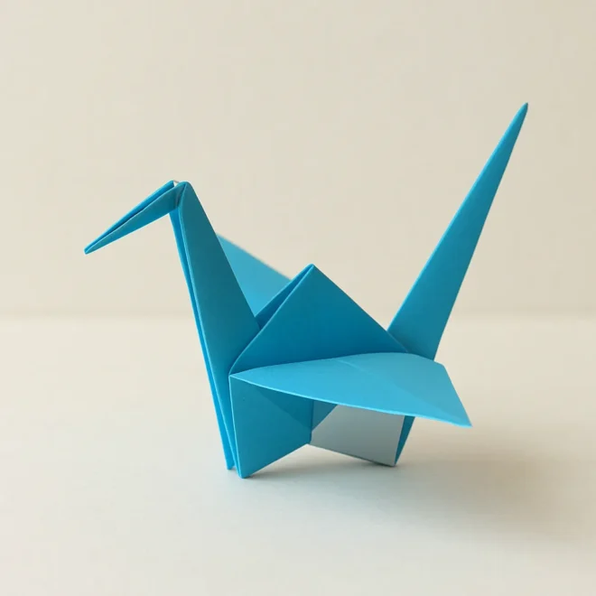 Perfect Origami Crane: 10 Steps Full Tutorial