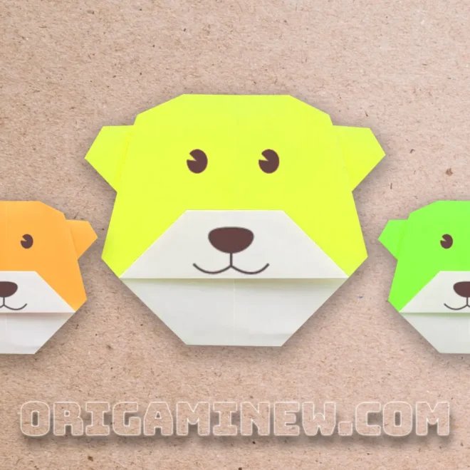 How to Create an Adorable Origami Bear Face: Easy 12-Step Guide