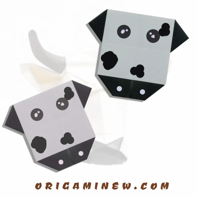 Perfect Origami Cow Face Step by Step