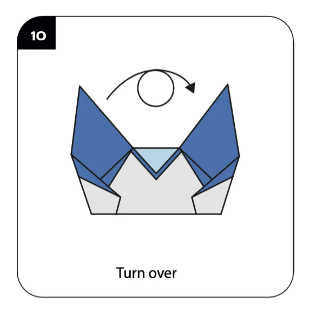 Origami Funny Cat