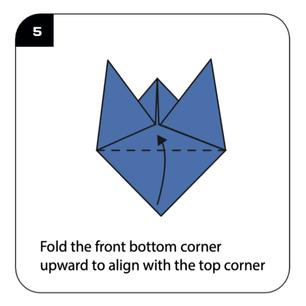 Origami Funny Cat