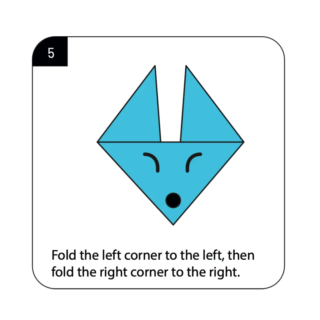 Origami Fox Mask