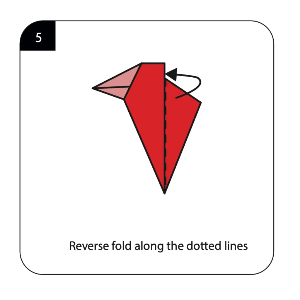 Origami Woodpecker