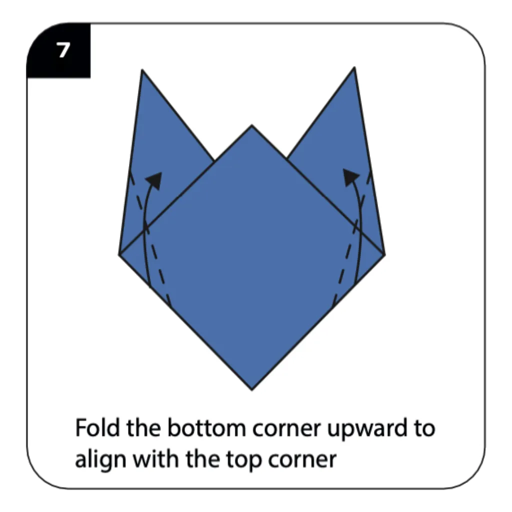 Origami Funny Cat