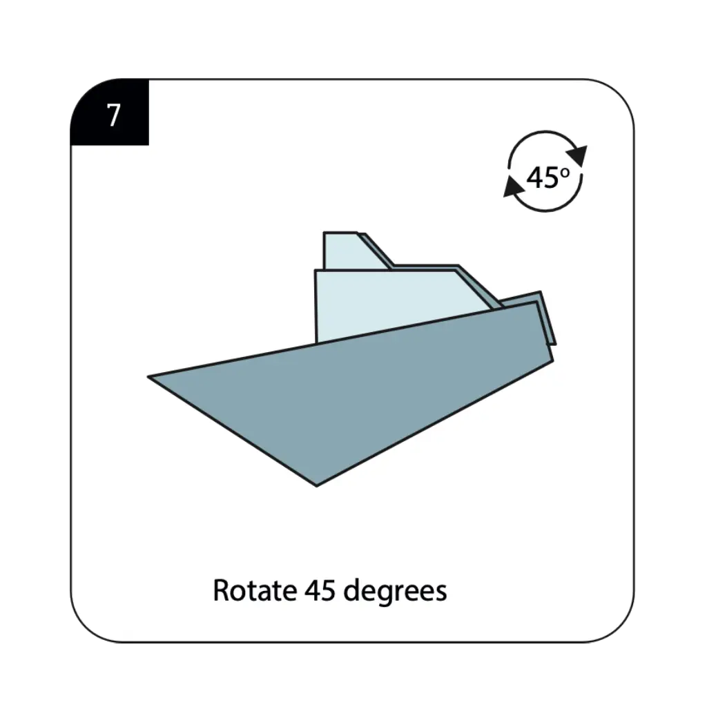 Origami Military Boat