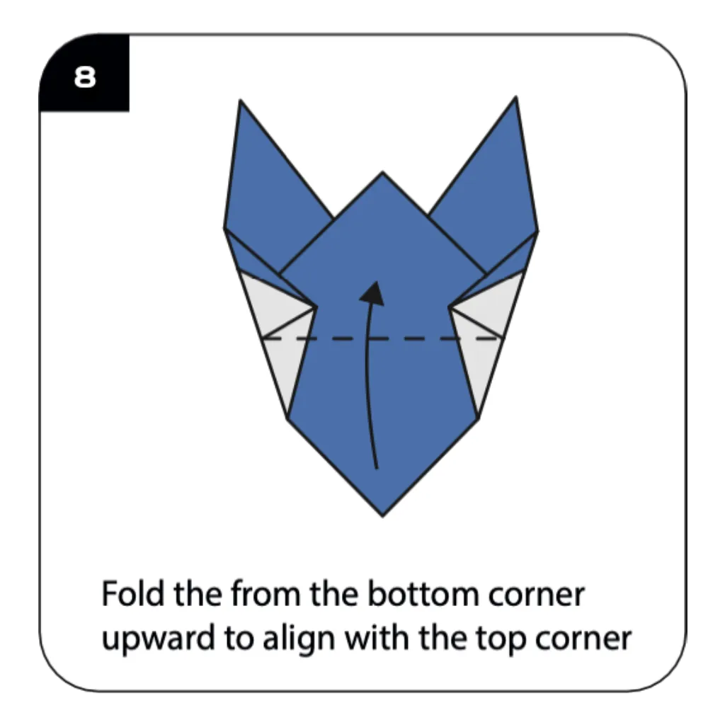 Origami Funny Cat