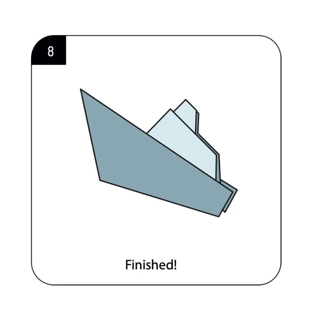 Origami Military Boat