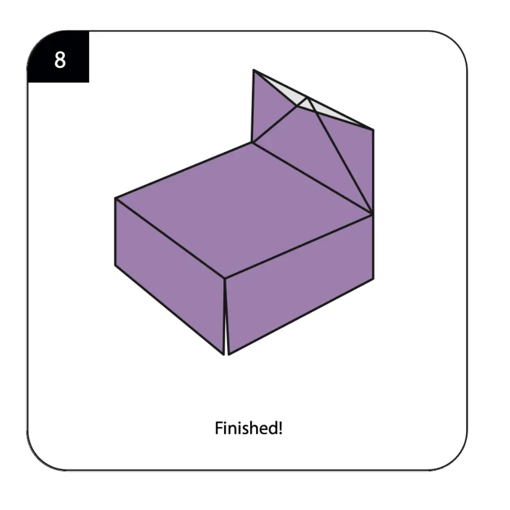 Origami Miniature Chair