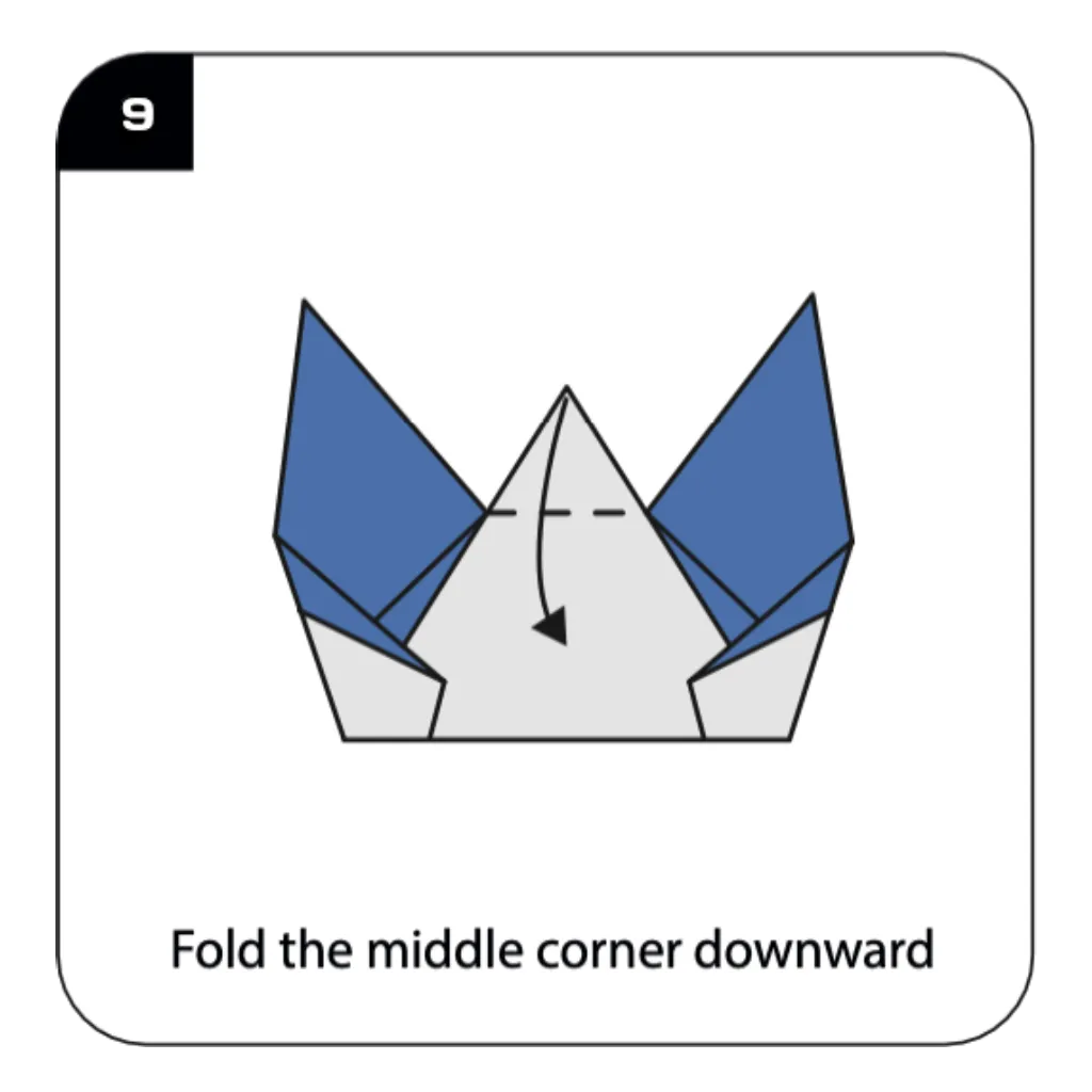 Origami Funny Cat