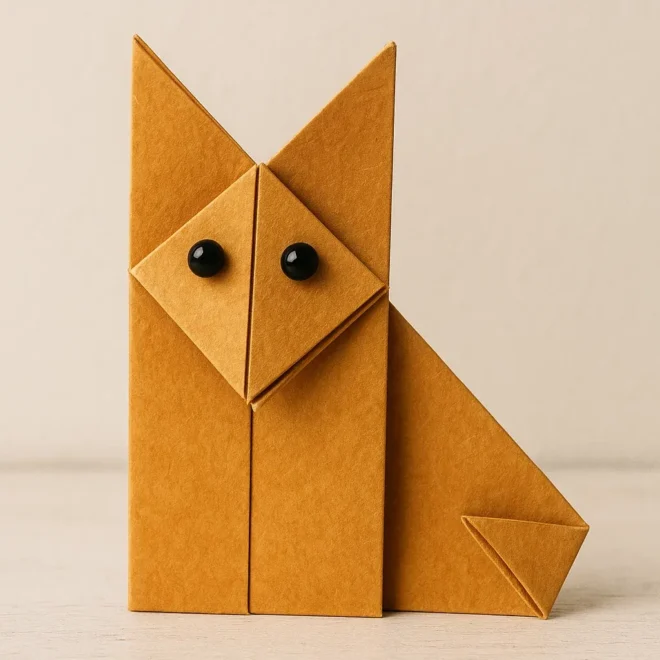 Easy Origami Fox Tutorial In 9 Steps
