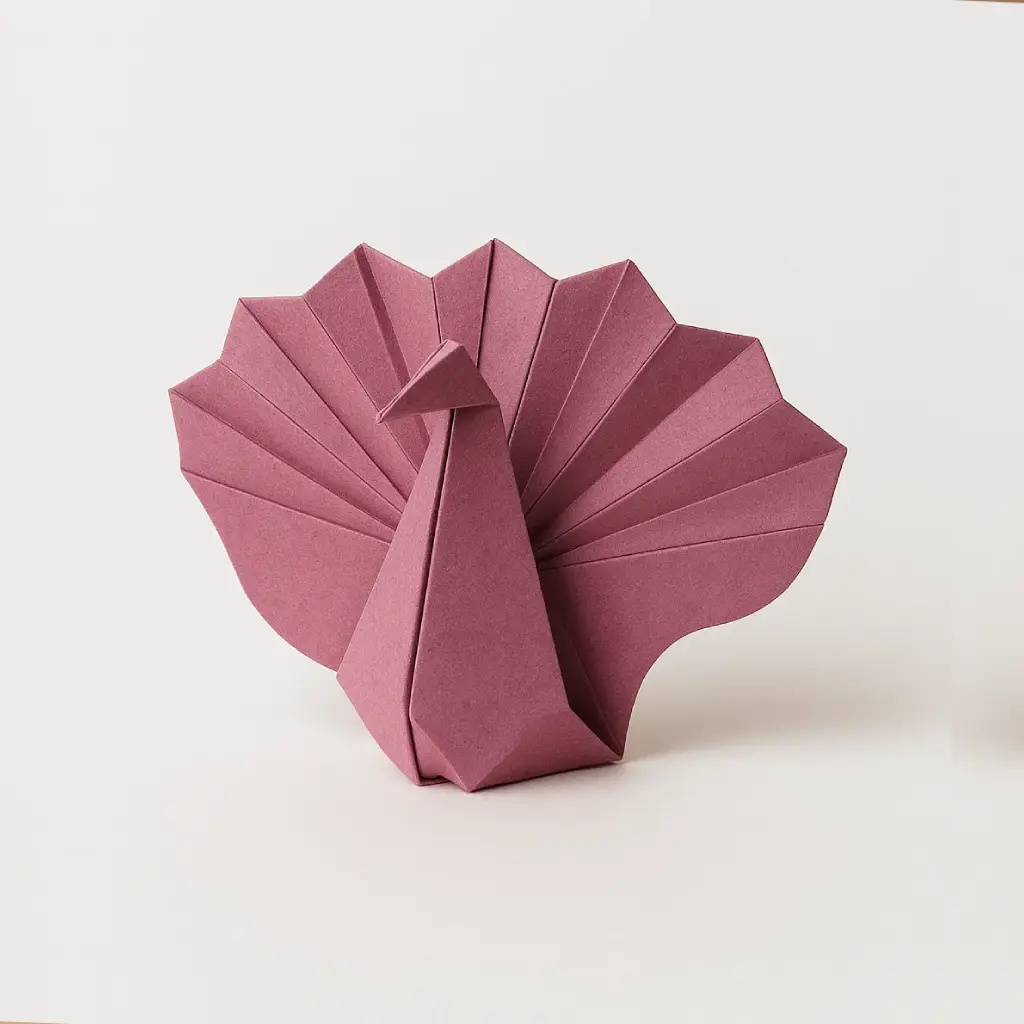 Origami Peacock