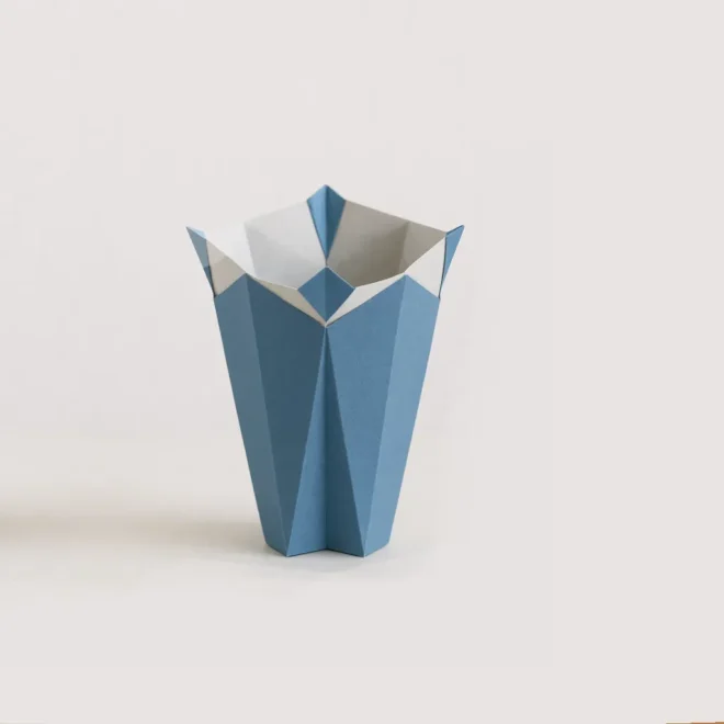 Origami Vase Easy Paper Tutorial