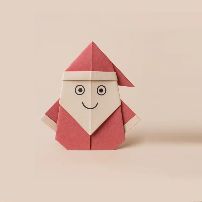Origami Santa Claus Easy Paper Folding Tutorial