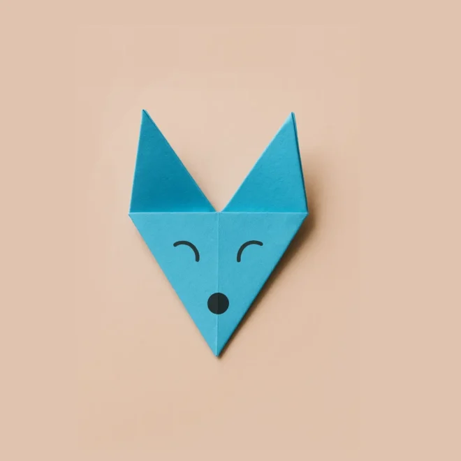 Origami Fox Mask Easy Paper Mask Tutorial