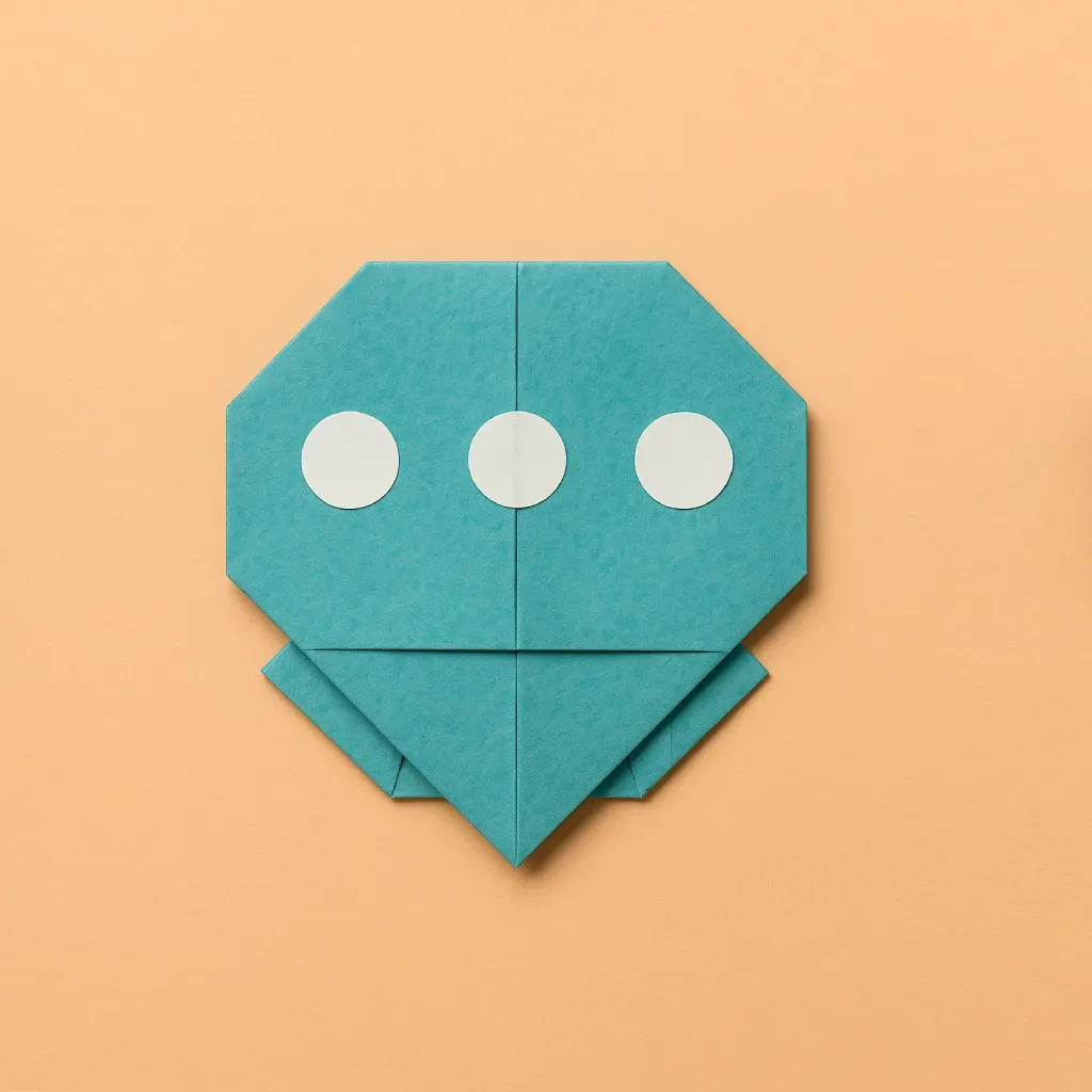 Origami Alien Face