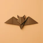 Origami Bat Easy Halloween Paper Tutorial