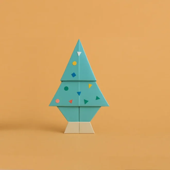 Origami Christmas Tree Easy Holiday Paper