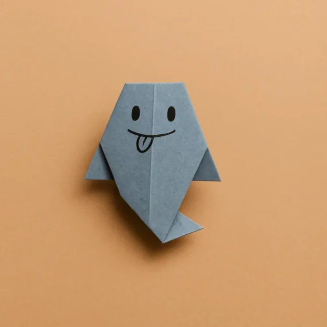 Origami Ghost Easy Paper Folding Tutorial