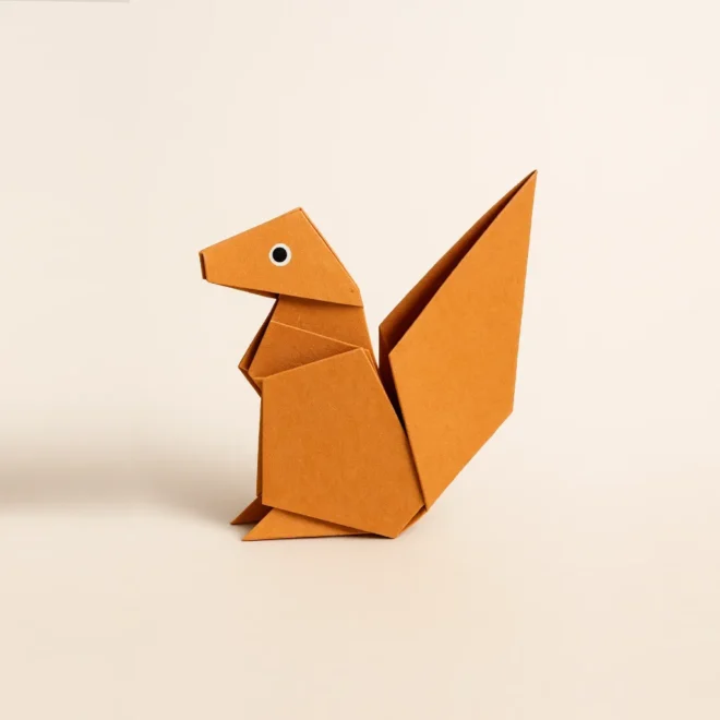 Origami Squirrel Easy Paper Animal Tutorial