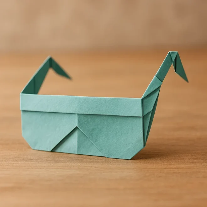 Origami Glasses Tutorial In 7 Step