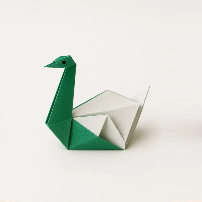 Origami Swan: Easy Paper Folding Tutorial