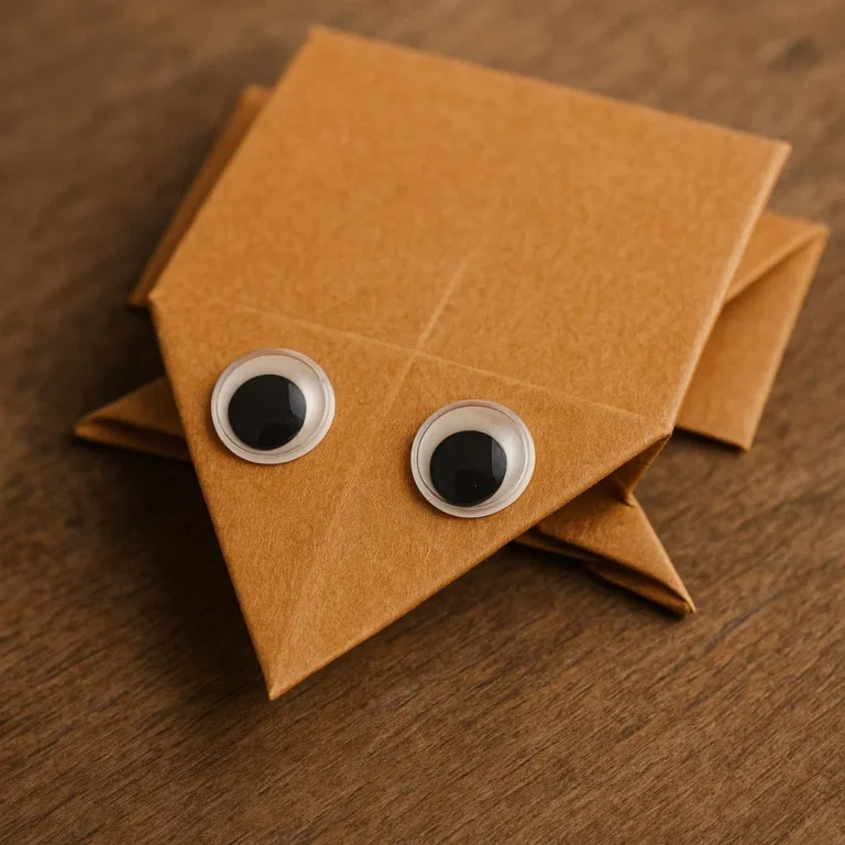 Easy Origami Frog In 10 Steps