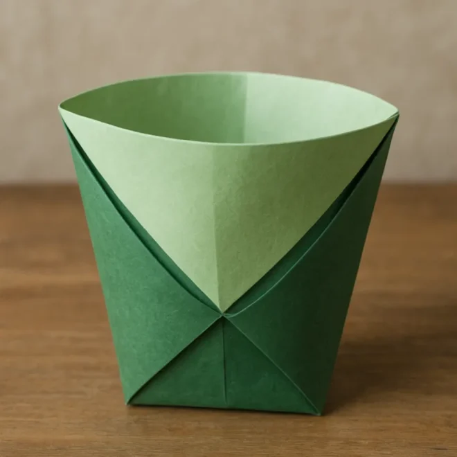 Origami Cup Tutorial: 6 Steps