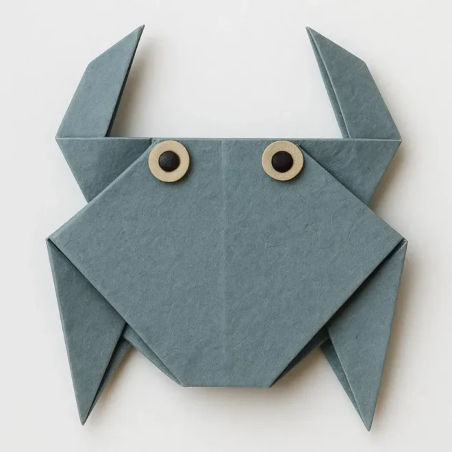 Easy Origami Crab Tutorial : 11 Steps