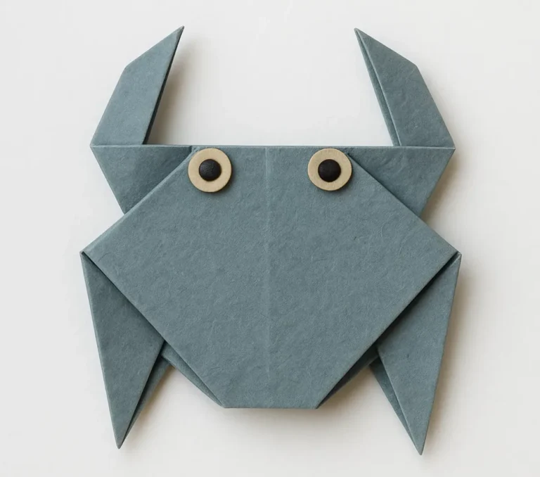 Easy Origami Crab Tutorial : 11 Steps