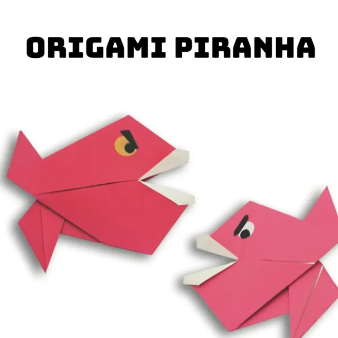 Origami Piranha Fish Tutorial 12 Steps