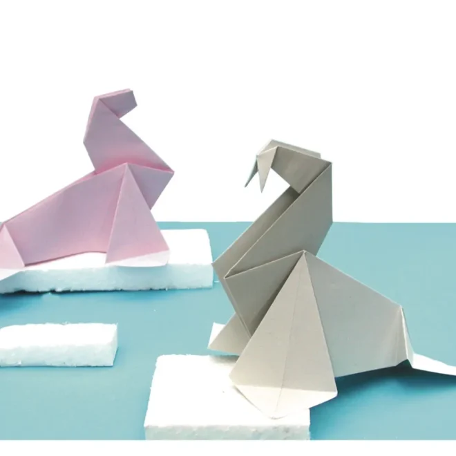 Origami Sea Lion And Walrus DIY 12 Steps