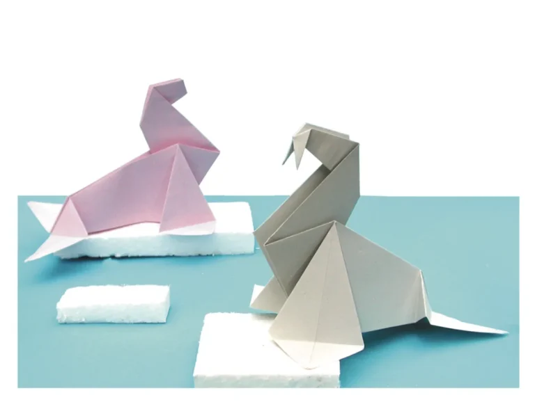 Origami Sea Lion And Walrus DIY 12 Steps