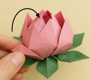 Origami Lotus Flower 12 Steps to Fold Paper Lotus