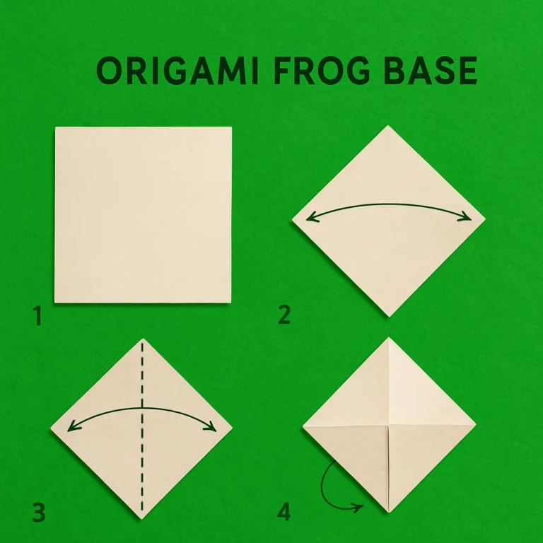 Origami Frog Base Full Tutorial In 6 Steps