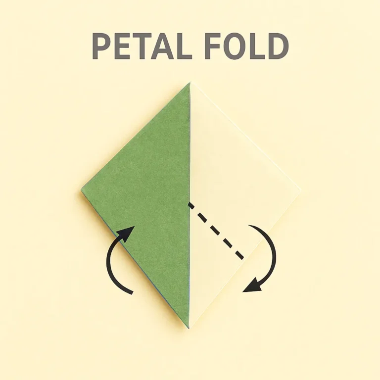 Origami Petal Fold Tutorial In 6 Steps