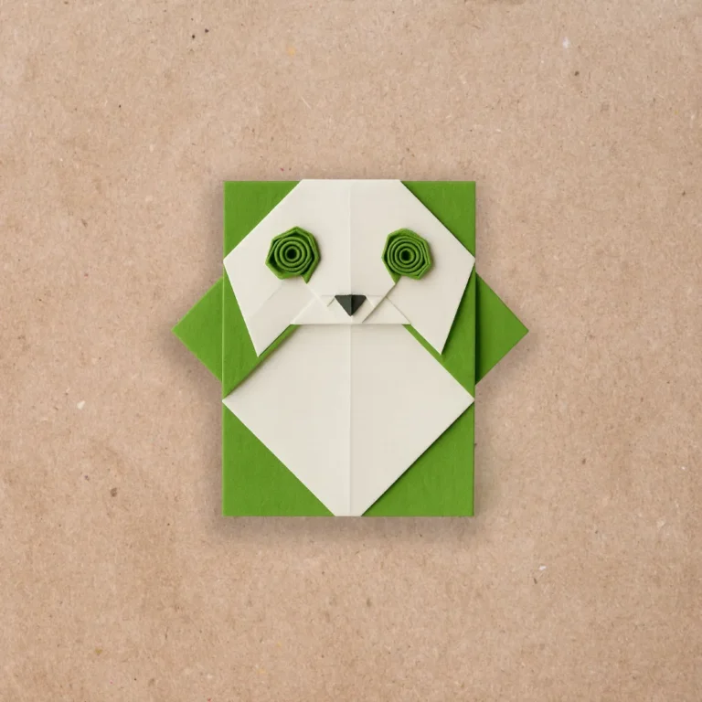 Origami Panda Bear Easy Paper Folding Tutorial