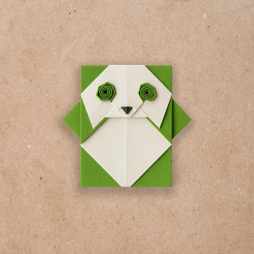 Origami Panda Bear