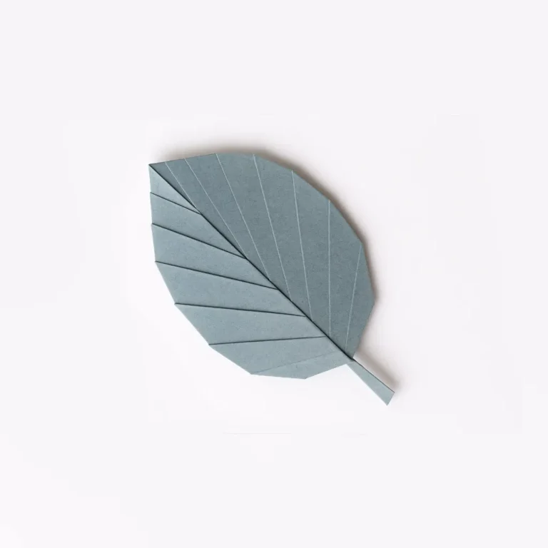 Origami Palm Leaf Tropical Leaf Tutorial