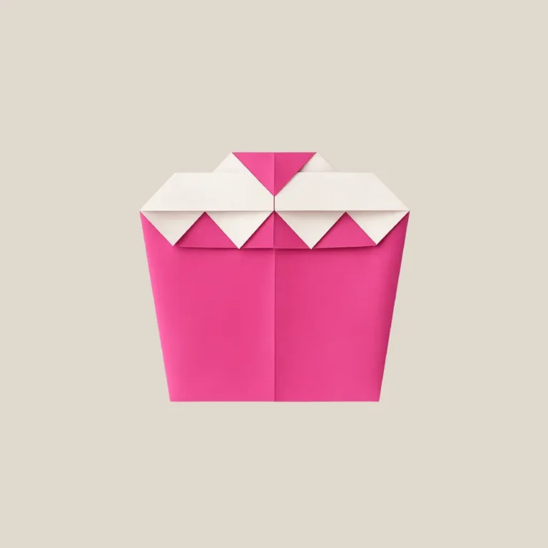 Origami Cupcake Paper Dessert Tutorial