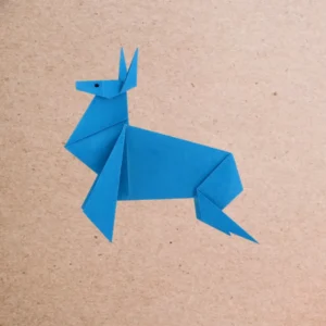 Origami Reindeer Christmas Craft Tutorial