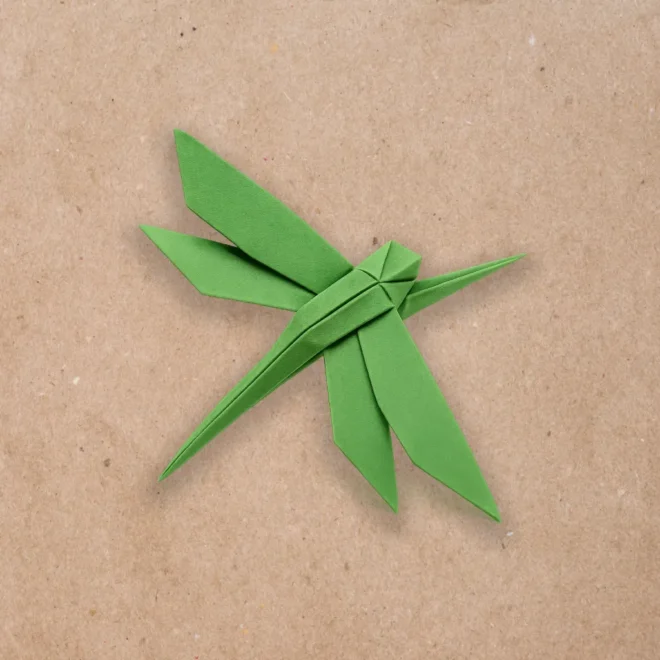Origami Dragonfly Advanced Folding Tutorial