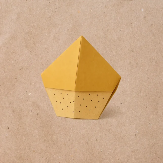 Origami Nut Easy Paper Craft Tutorial